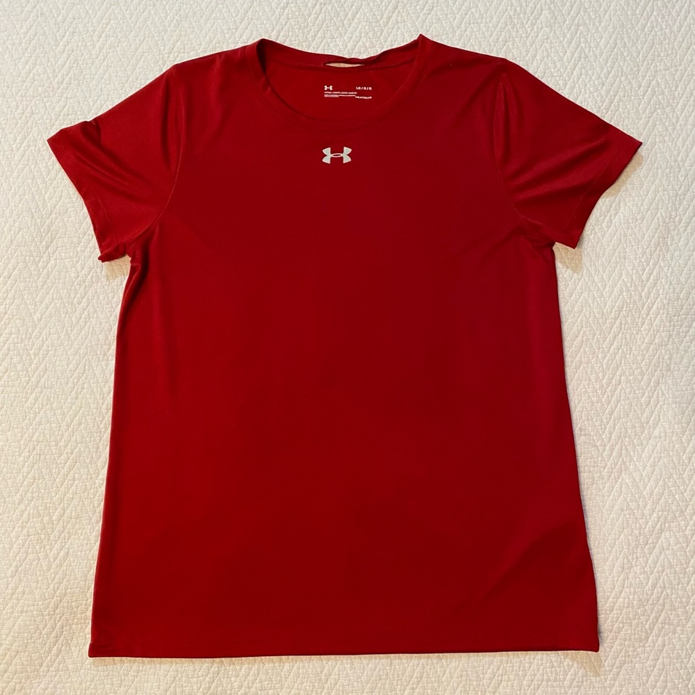 Under Armour Women's Red T-Shirt